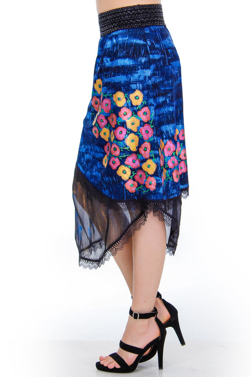 Fusta jerse pictata  Liza Panait Liza Panait Online Boutique